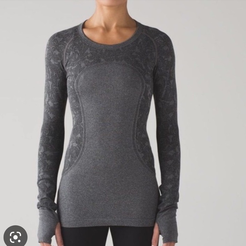 Lululemon LS grey swiftly
